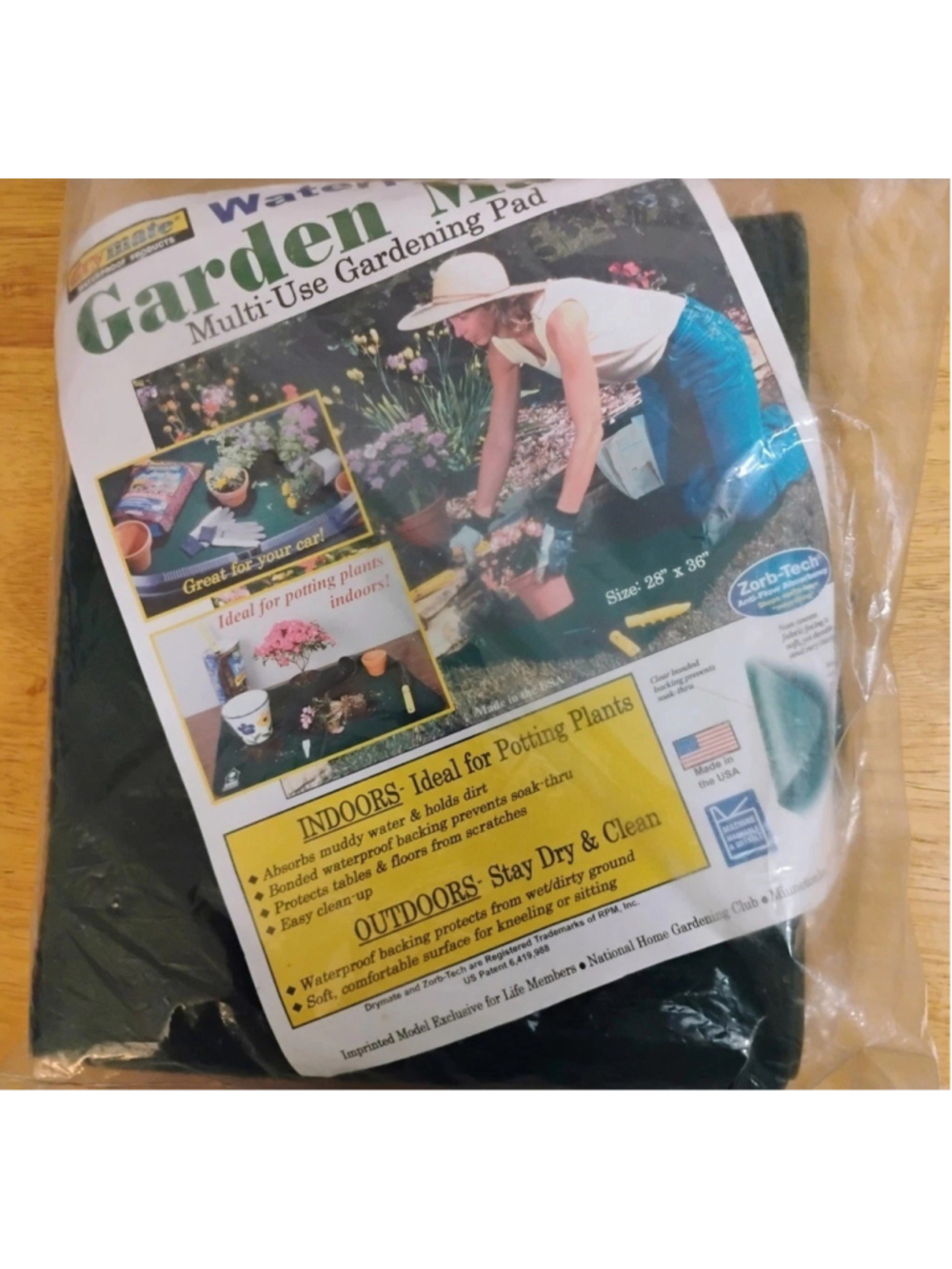 NEW In Package Dry Mate Gardening Planting Pad National Gardening Club Members